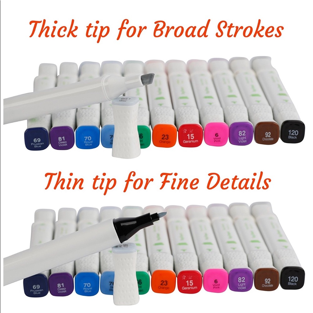 12 Pack Non-Toxic Permanent Fabric Markers